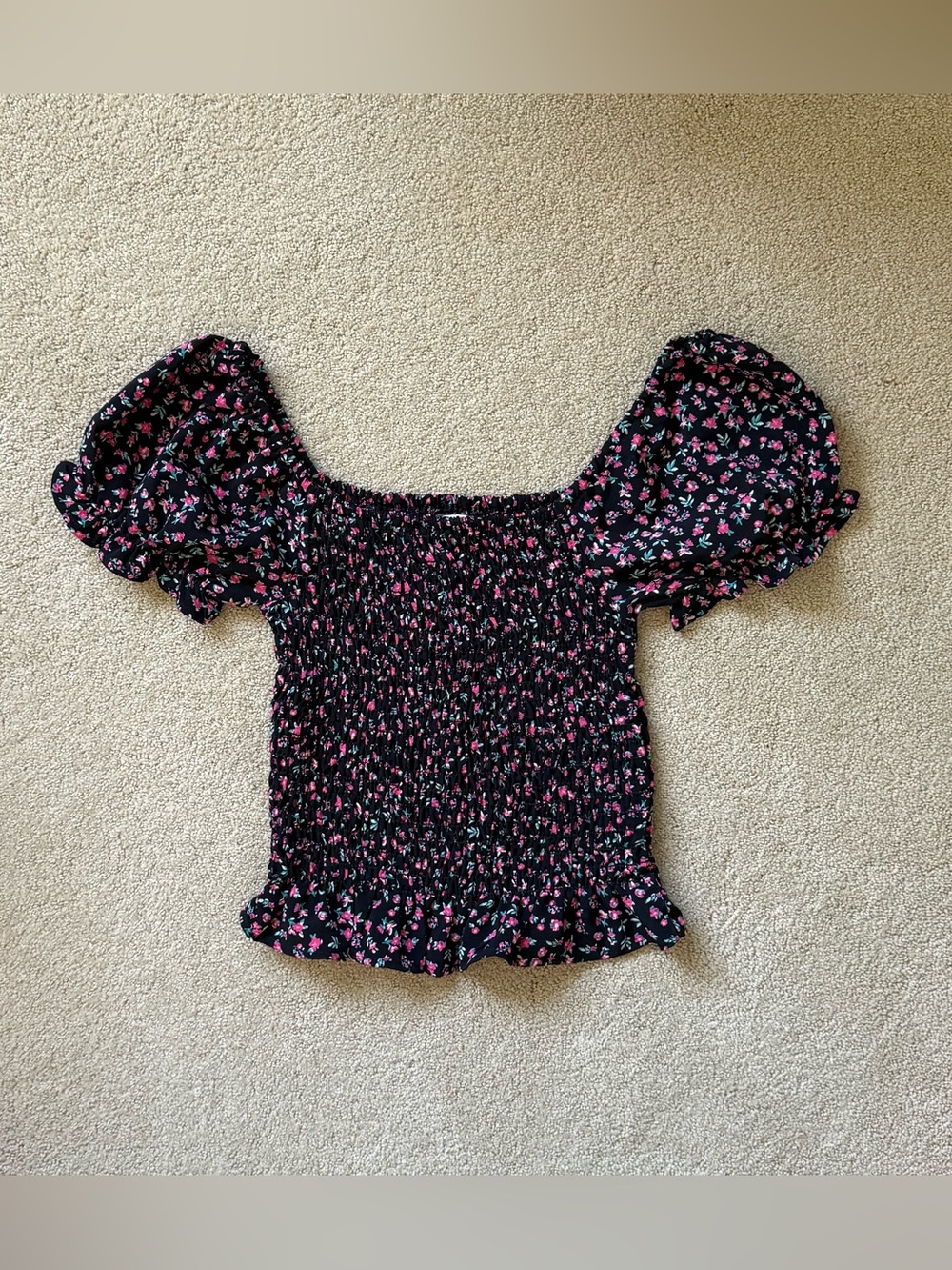 floral blouse